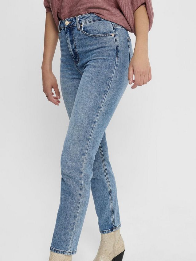 Vaquero Only Emily Straight high waist, cropped ankle (5)