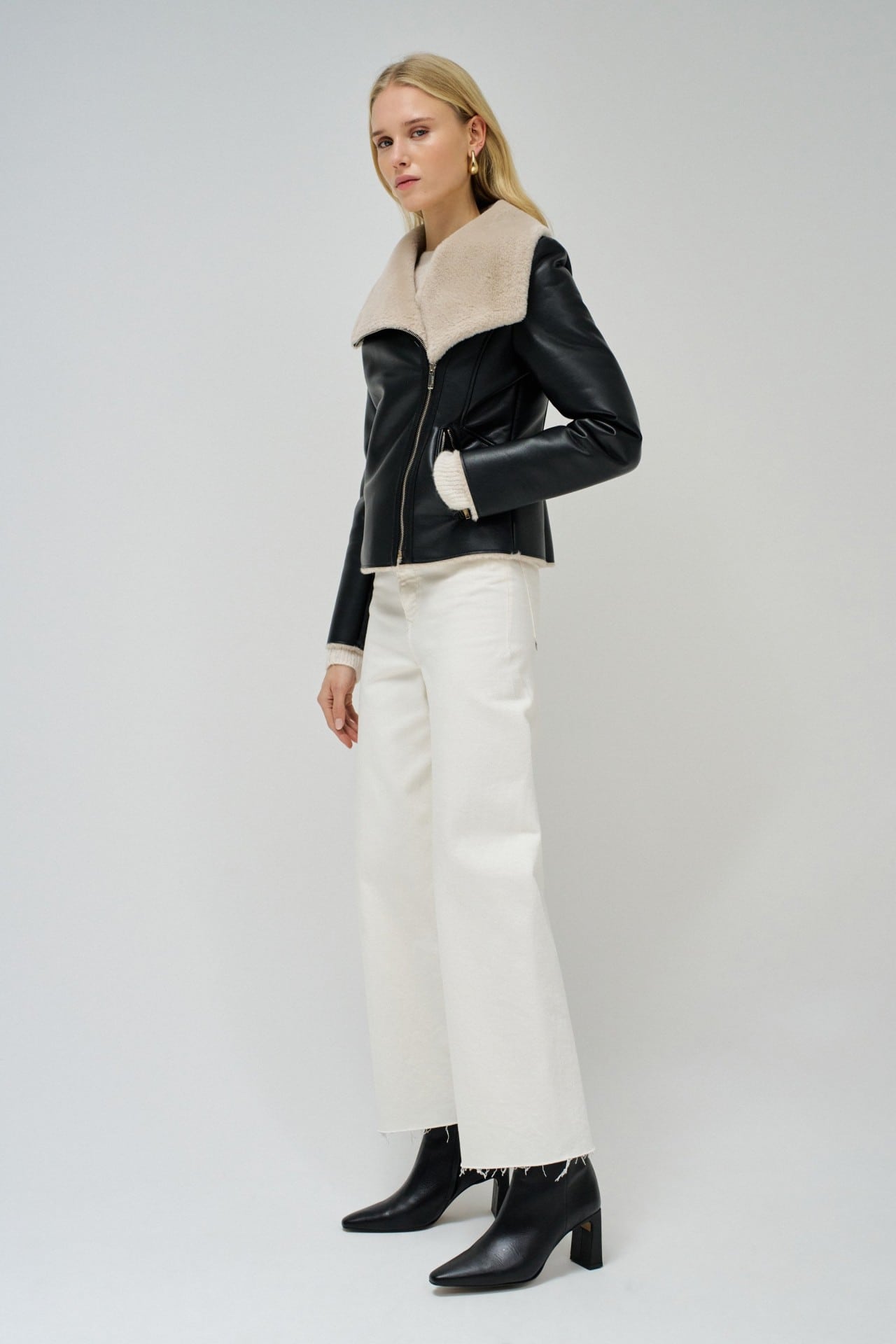 Chaqueta efecto Piel (3)