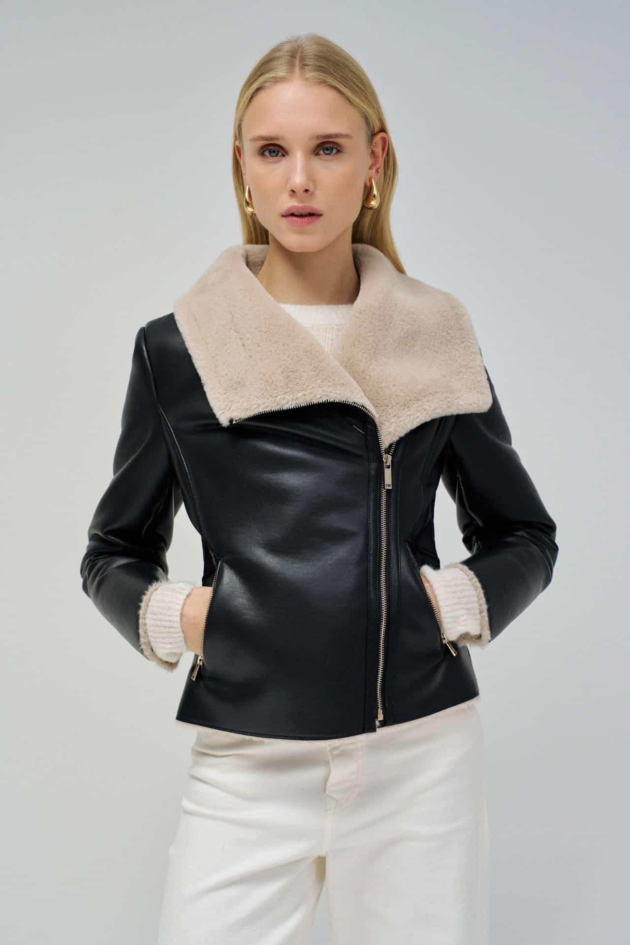 Chaqueta efecto Piel (4)